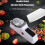 Electric Knife Sharpener with Diamond Grinding Wheels, 3s Fast TripleStage Precision Sharpening 2