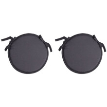 Round Chair Pads, 2 Pcs Circular Waterproof Chair Cushions for Indoor Outdoor Garden Dining Office Coffee Shop C