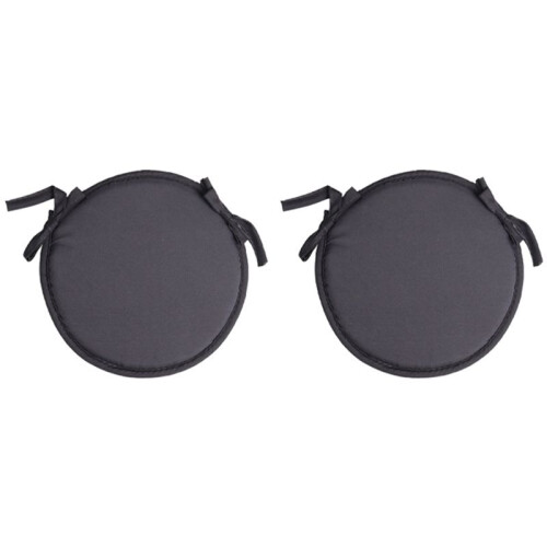 Round Chair  Pads, 2 Pcs Circular Waterproof Chair Cushions for Indoor Outdoor Garden Dining Office Coffee Shop C