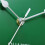 Wall Clock Modern Design Silent Quartz Needle Luxury Wall Clock Silent Sweep Second Home Wall Clock Green 3