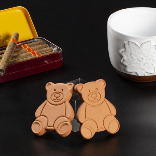 Brown Sugar Saver Squirrel 1pc Terracotta Disc Keeps Sugar Soft for Moisture Control and Storage 2