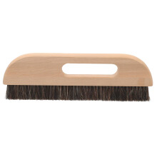 Wallpaper Smoothing Brush with Ergonomic Wooden Handle and Soft Dense Bristles for Wide Coverage