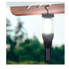 Lampe de Travail à LED Rechargeable avec Trépied, Lampe de Camping en Plein Air, Pieds Pliables, Utilisation D'Urgence et en Bord de Route