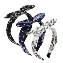 Bow Headbands for Women Girls Boho Bandana Headband for Women Hair Non Slip Cute Knotted Womens  Bands