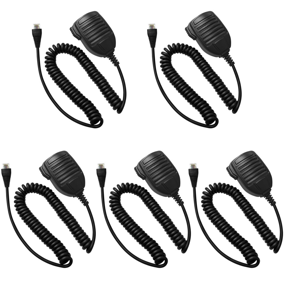 5 Pack Speaker Microphone Mh67a8j 8 Pin Rj45 For Yaesu And Vertex Vx And Ft Series Radios 9199774861106