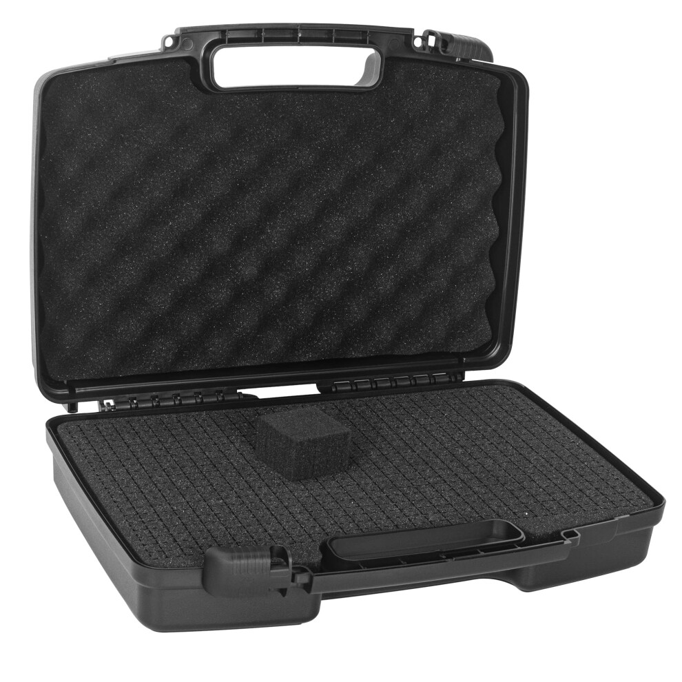 Hard Shell Protective Case With Precut Foam, Lockable 16.5X12.5x4.7 Inch For Electronics And Cameras 9187378061541