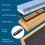Whetstone Knife Sharpener 1000 6000 Grit Dual Grit Sharpening Stone with Bamboo Base and Angle Guide 3