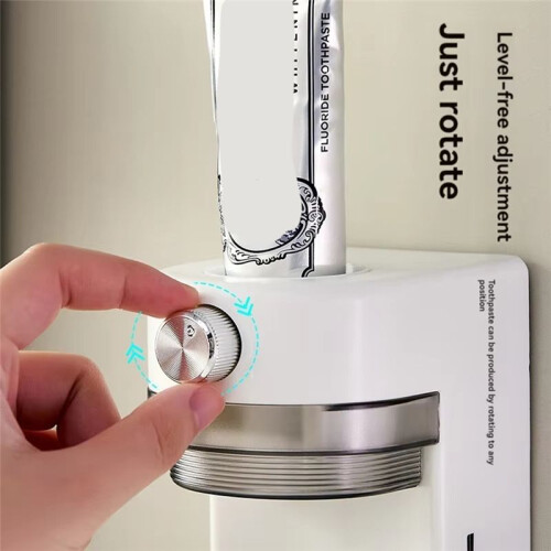 Automatic Toothpaste Squeezer - Hands-Free, Wall-Mounted, Removable, Punch-Free for Easy Bathroom Organization 1