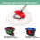 6PCS Mop Heads Replacements, Spin Mop Replacement  Deep Cleaning Machine Washable and Easy-to-Replace for O-Ceda 8