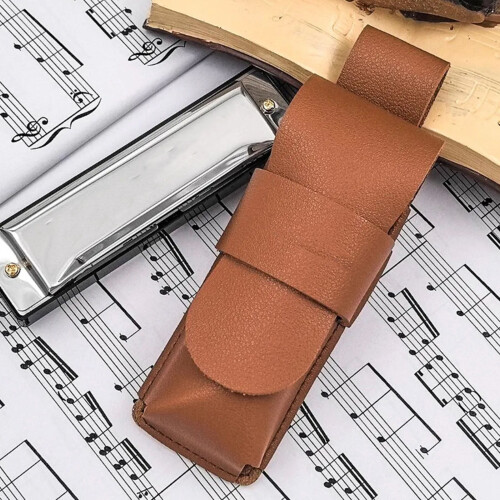 Professional Harmonica Storage Pouches Outdoor Use-Black 1