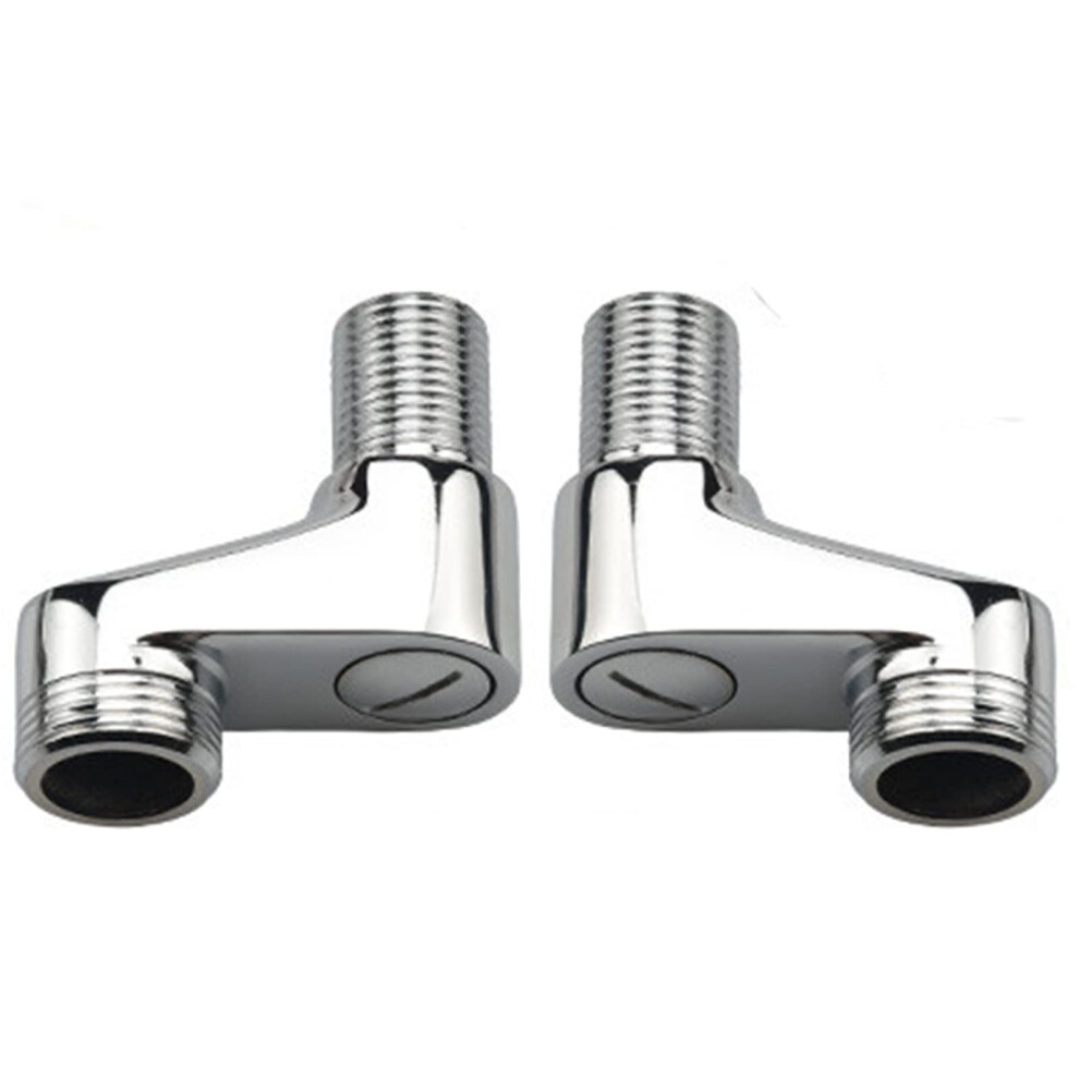 Bathtub Faucet Adapter G1/2 To G3/4 Brass Connector Chrome Adjustable Corrosion Resistant 9094768353806