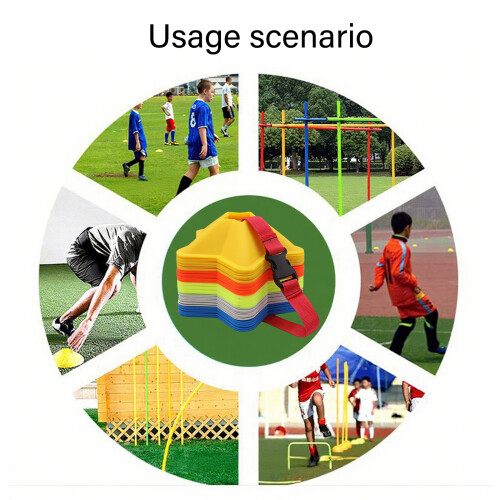 Soccer Practice Cones With Star Pattern Player Performances 1