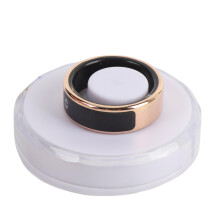 Intelligenter Ring mit 16mAh Akku, Edelstahl, 50m wasserdicht, Fitness-Tracker