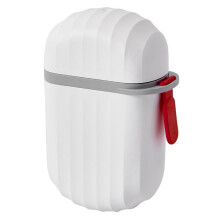 Boîte à Savon de , Rangement de Savon, Couvercle Portable, Scellé, Transport de Savon, Blanc