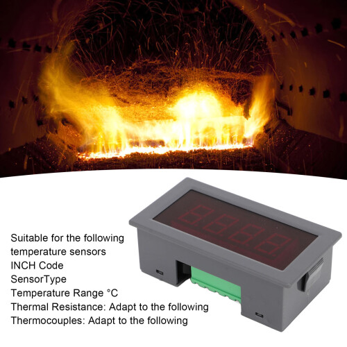 Indicator di temperatura digitale DC12V -199,9 a 600C con allarme 2