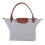 Graue Nylon Handtasche Größe S Modell S Große Kapazität 3