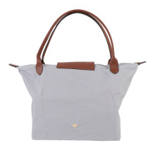 Graue Nylon Handtasche Größe S Modell S Große Kapazität
