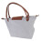 Graue Nylon Handtasche Größe S Modell S Große Kapazität 13