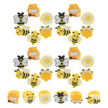150Stk Bienen- Und Blumenringe Kinderschmuck Kunststoff-Ringe