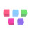 5Pièces Cube Bloc Eva Pour Jeux Apprentissage 1