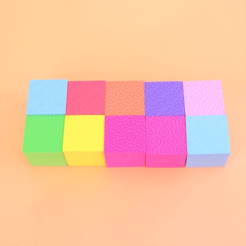 5Pièces Cube Bloc Eva Pour Jeux Apprentissage 2