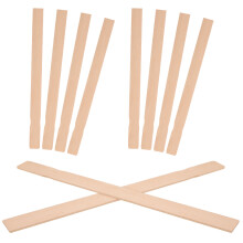 50Pièces Bâtonnets En Bois Pour Peinture, Mélange Epoxy Beige