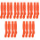 10Paires Soccer Polyester Support Confortable 5