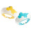 2Pièces Bonnets Lavage Sécurisés PP Design Fun 6