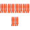 10Paires Soccer Polyester Support Confortable 6