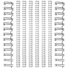 100Pièces Anneaux De Reliure En Fer Noir Pour Classeur Et Cahier
