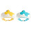 2Pièces Bonnets Lavage Sécurisés PP Design Fun 7