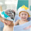 2Pièces Bonnets Lavage Sécurisés PP Design Fun 3