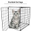 cage à chat pliable transportable pour 9