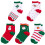 25Paires Douces Coton Motifs Festifs 3