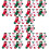 25Paires Douces Coton Motifs Festifs 10