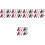 25Paires Douces Coton Motifs Festifs 6