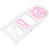 Outils De Géométriques Plastique Rose Pour Étudiants 1