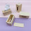 1X Mini Tissue Box Speelgoed Hout Beige Voor Kinderen 9