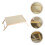 1Pièces Table D'ordinateur En Bois Beige Pliable Pour Chambre Et 8