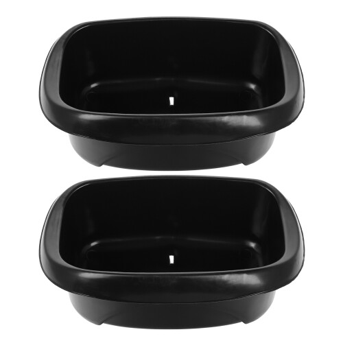 2Pcs Cesto Traseiro Preto Para Crianças Com Montagem Rápida