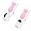 1Ensemble Ensemble Couverts Bébé Silicone Acier Inoxydable Rose 2