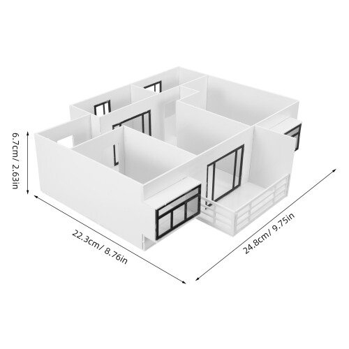1Ensemble Kit DIY D’appartement 1/50 En ABS 2