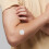 5 Stickers UV Forme Cœur Fleurs 6