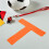 4Pièces Marqueurs PVC Orange Pour Entraînements 5