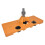 1Ensemble Localisateur Perçage Charnière Orange Pour DIY 5