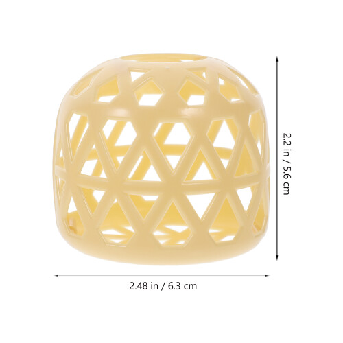 10Pièces Mini Lanternes Beige En ABS Pour DIY Décoration Rustique 2