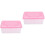 2Pcs Wet Wipes Dispenser Tissue Box Holder Refillable 5