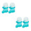 4 Pcs Automatic Pet Waterer For Pigeon Parrot Green Small 5
