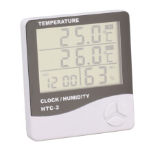 Hygromètre-Thermomètre Numérique, Écran Large, -10C~70C, 10–99 % HR