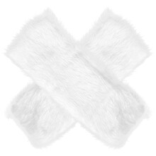 5 Pairs Furry Leg Warmers For Women Festival Use